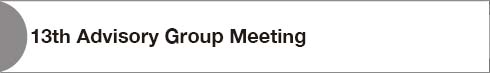 13th Advisory Group Meeting